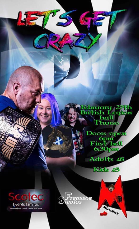 Full Results: Caithness Pro Wrestling ‘Let’s Get Crazy’ 2016