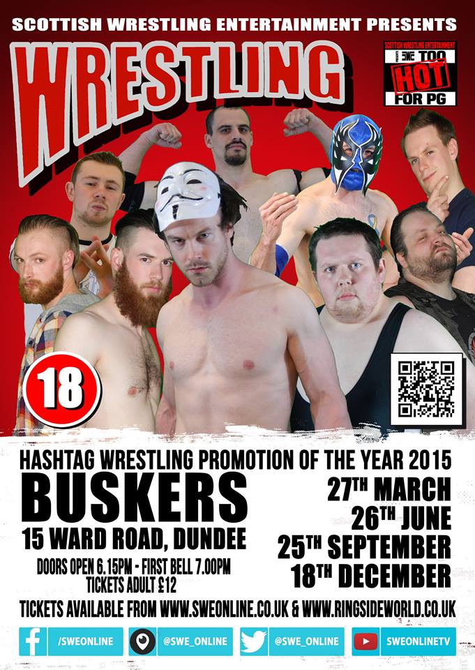 Full Results: Scottish Wrestling Entertainment ‘Too Hot For PG’ March 2016