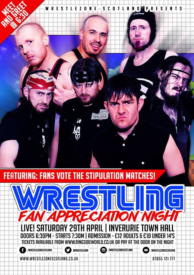 Preview: WrestleZone ‘Live in Inverurie 2017 – Fan Appreciation Night’