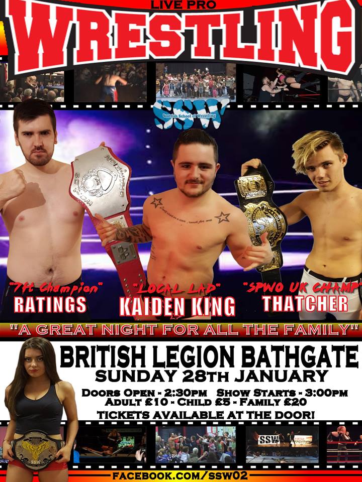 Full Results: Scottish School of Wrestling ‘King of the Bing 2018′