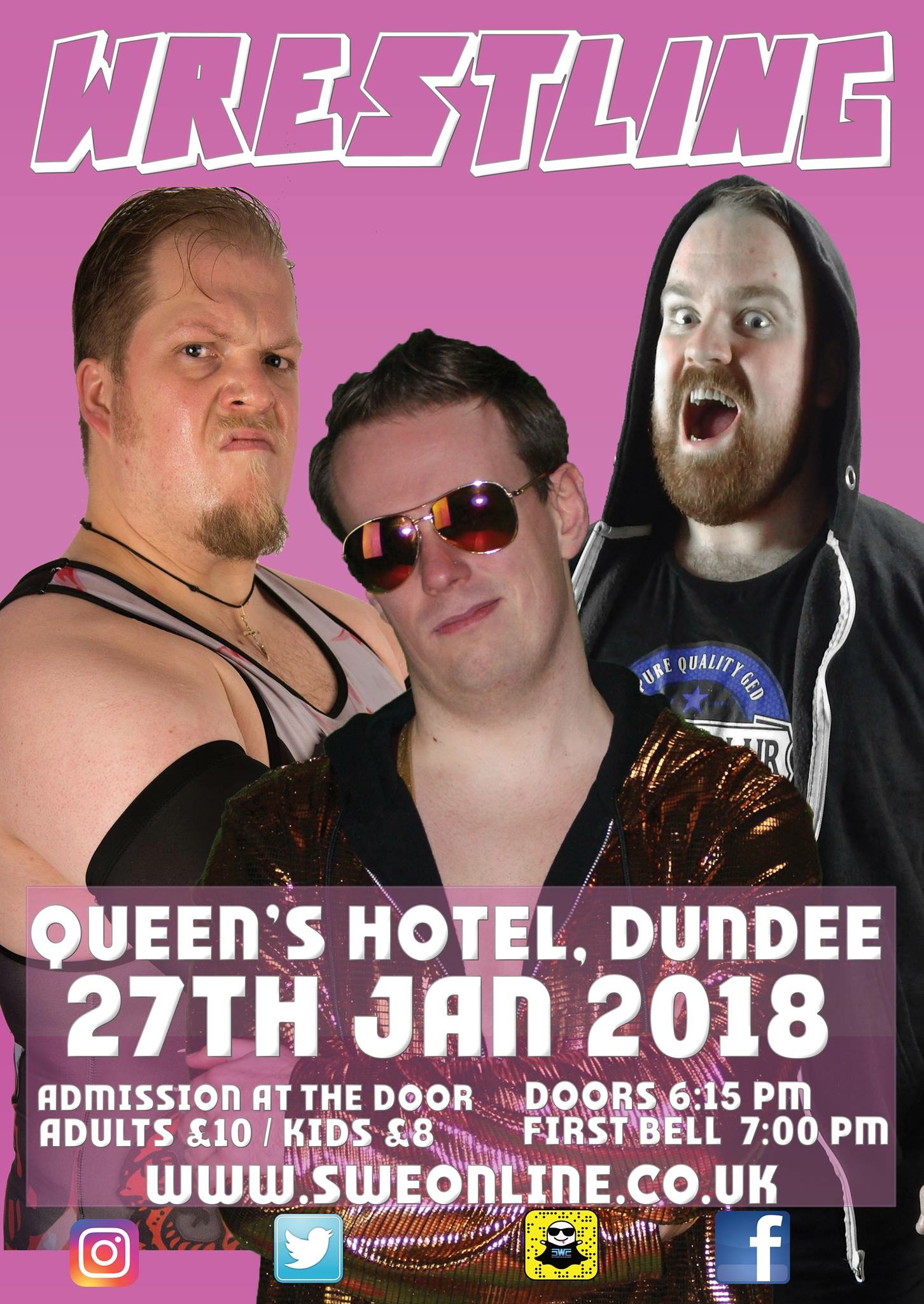 Full Results: Scottish Wrestling Entertainment ‘Live At The Queen’s Hotel’ January 2018
