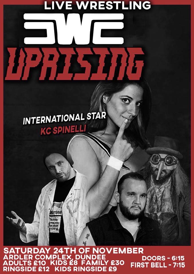 Full Results: Scottish Wrestling Entertainment ‘Uprising’ November 2018