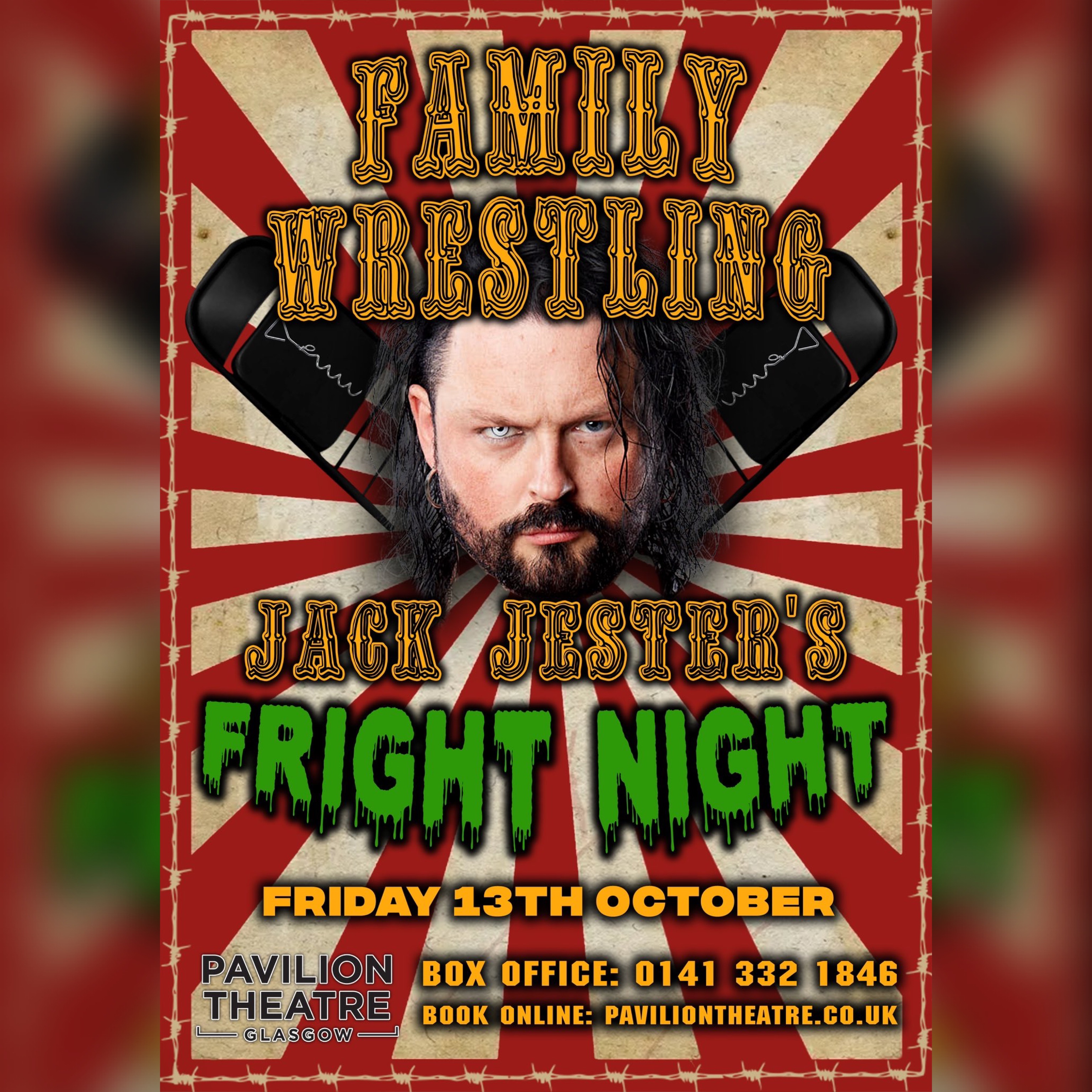 First match confirmed for Jack Jester’s (@GlasgowJester) ‘Fright Night’ (13 Oct 2023)